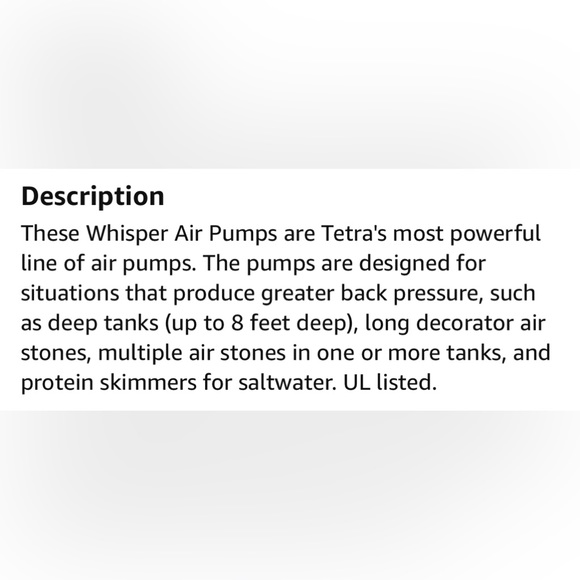 Tetra Whisper AP 150(150gallon) aquarium air pump - Picture 4 of 4